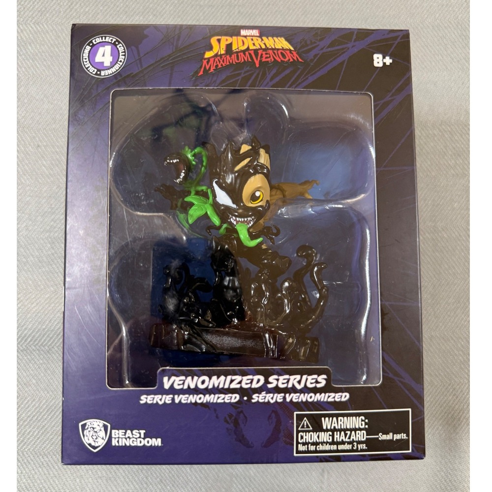 Beast Kingdom Marvel Maximum Venom Venomized Groot Mini Figure Collectible Toy